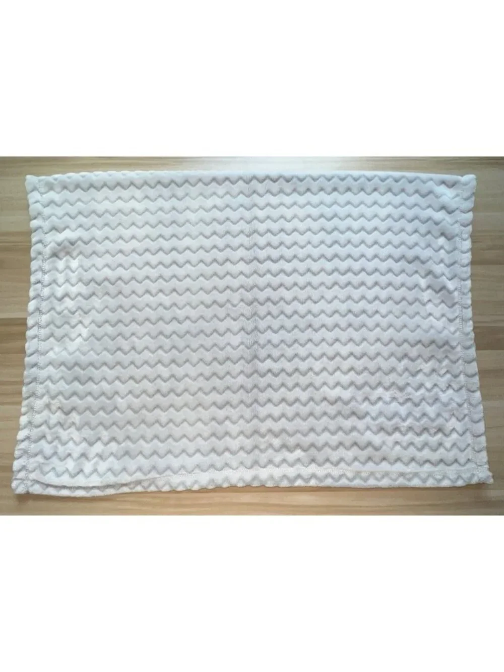 Cloud Island Gray Plush Baby Blanket Chevron Stripe Zig Zag Lovey Security